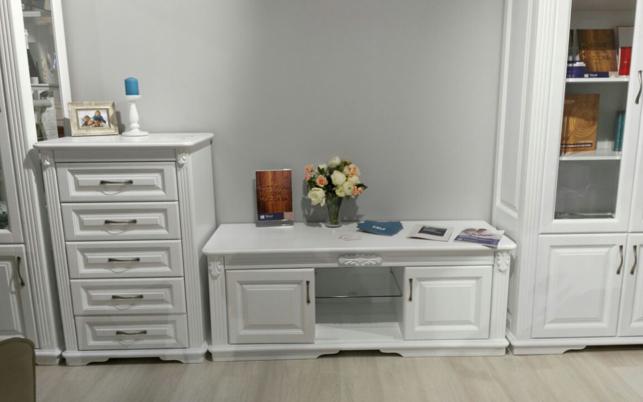 DreamLine Палермо под ТВ с дверцами фото 7